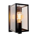 Eglo Wandlamp Budrone Staal Zwart | IP44 - Geschikt voor 1x E27
