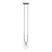 Emibig Hanglamp Glam Staal Zwart | Geschikt voor 1x E14 - Max 10W