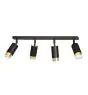 Emibig Plafondlamp Hiro Staal Zwart | Geschikt voor 4x GU10 - Max 10W