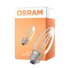 Osram Classic LED E27 Kaars Filament Helder 4.8W 470lm - 827 Zeer Warm Wit | Dimbaar - Vervangt 40W