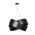 Emibig Hanglamp Vieno Staal Zwart | Geschikt voor 2x E27 - Max 15W