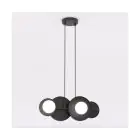 Emibig Hanglamp Model Staal Zwart | Geschikt voor 4x G9 - Max 8W