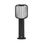 Eglo Sokkel Lamp Ravello Staal Zwart | IP44 - Geschikt voor 1x E27