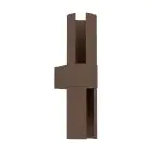 Eglo Wandlamp Montelauro Aluminium Roestig Up & Down 7W 800lm - 865 Daglicht | IP65